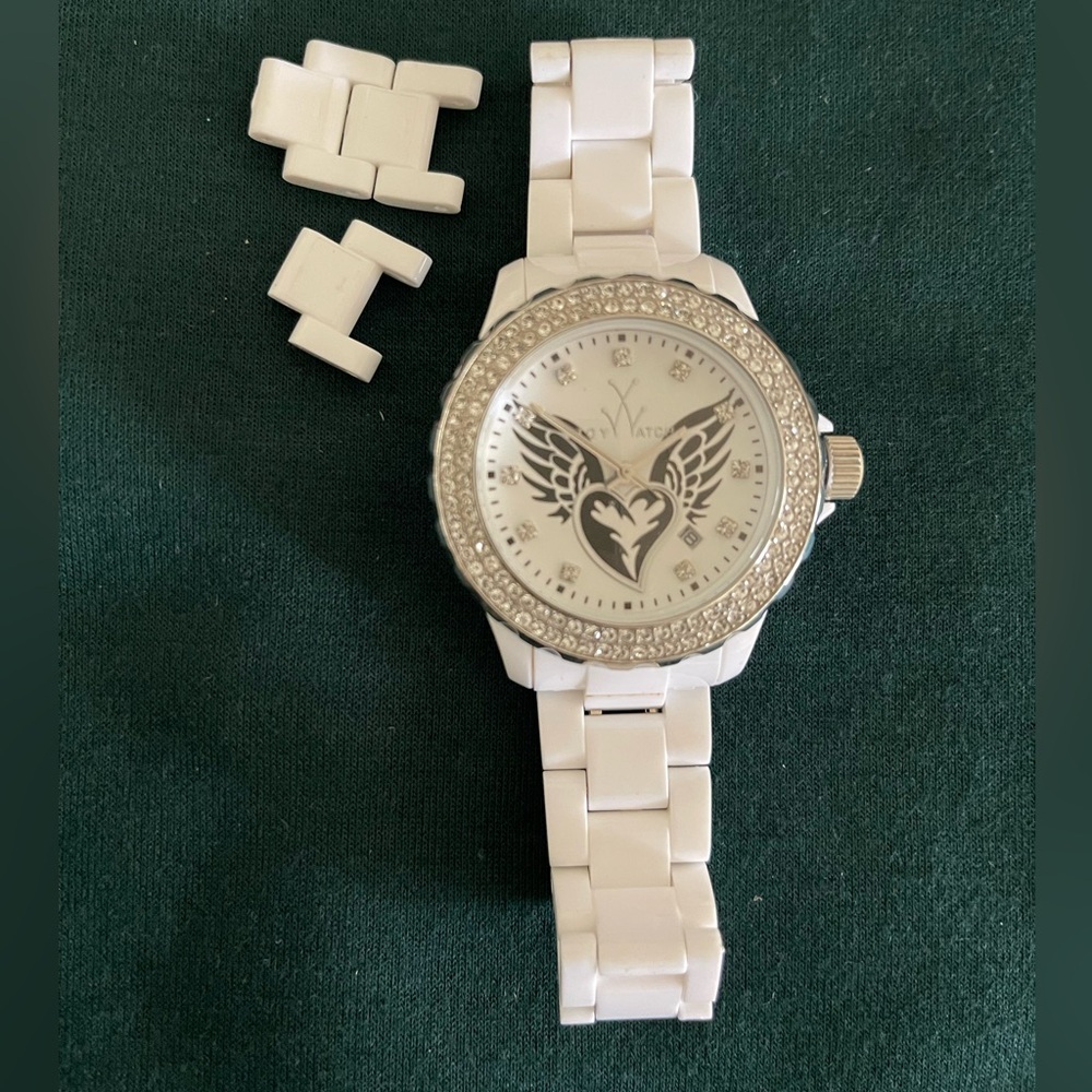Toy Watch (brand) white with Silver Accents